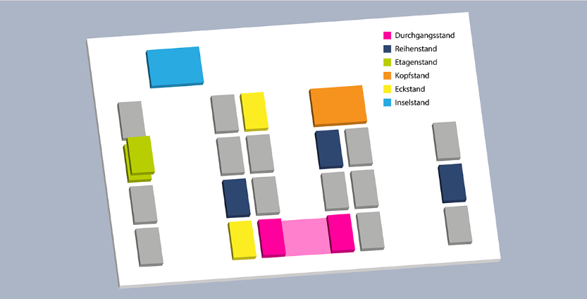 Messestand-Design mit TT-Messebau Basis Startup